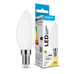 Modee LED žiarovka Filament Milky Candle C35 4W E14 430lm teplá biela (ML-MCF2700K4WE14)