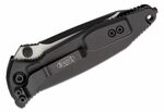 Microtech 161-1T Manual Socom Elite Tanto taktikai zsebkés 10,3 cm, teljesen fekete, alumínium 