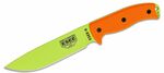 ESEE-6P-VG ESEE Plain Edge, Orange G10 Handles