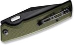 S23018-3 Sencut GlideStrike OD zöld durva G10 fogantyú fekete 9Cr18MoV pengebetét zár