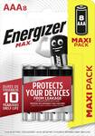 Energizer Max maxipack 8 x AAA LR6 alkalická mikrotužková baterie 7638900410228