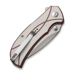 S23097-3 Sencut Hyrax Ivory / Red G10 Handle Satin Finished 9Cr18MoV Blade Liner Lock