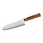 Herbertz 392130 kuchařský nůž Santoku 18cm, damašek a AUS-10V, olivové dřevo a G10