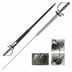 Cold Steel 88CLMS Colichemarde Sword meč 82,2 cm, ocel, kožené pouzdro