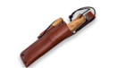JOKER CO123-P Ember vonkajší nôž 10,5 cm, olivové drevo, kožené puzdro, kresadlo