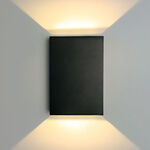 Modee LED čierna nástenná lampa 4W 450lm neutrálna biela (ML-LWL0003)