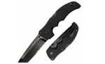 Cold Steel 27BTH Recon 1 taktický nůž 10,2 cm, celočerný, částečné zoubkování, G10