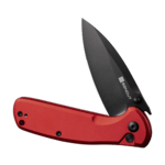 S22043B-4 Sencut ArcBlast piros alumínium fogantyú fekete 9Cr18MoV pengegombzár