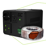 CNV03 Green Cell Voltage konvertor transformer 110V ⇄ 230V 1600W / 2000W EU UK USA