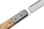 CK0115 UL LionSteel SheepFoot M390 blade,  Olive wood Handle, Ti Bolster & liners