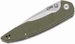 CJRB J1905-GNF Centros zsebkés 9,3 cm, Stonewash, zöld, G10