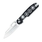 Kizer Ki4562A3Cormorant Black/White Shapes Pattern kapesní nůž 8,2 cm, černo-bílá, G10, tvary