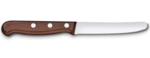 Victorinox 5.0830.11G kuchyňský zoubkovaný nůž 11cm hnědé dřevo