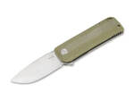 Böker Plus 01BO386 Baba Yaga kapesní nůž 7 cm, zelená, Micarta, spona, nylonové pouzdro