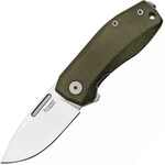 NA01 CVG LionSteel NANO, Folding nůž MagnaCut blade, GREEN Canvas handle