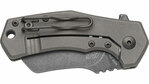 FOX knives FX-540 TIB Italico vreckový nôž 6 cm, titán, Stonewash, spona