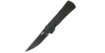 CRKT CR-2903 HISSATSU™ Black vreckový taktický nôž 9,9 cm, celočierny, G10