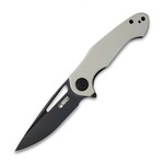 Kubey KU210G Dugu kapesní nůž 7,4 cm, Dark Stonewash, krémová Ivory, G10