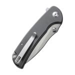 S23032-2 Sencut Pulsewave Gray G10 Handle Satin Finished 9Cr18MoV Blade Button Lock