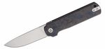 QSP Knife QS144-E Lark vreckový nôž 8 cm, čierno-modrá, G10, uhlíkové vlákno, spona