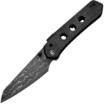 CIVIVI C22036-DS2 Vision FG zsebkés 9 cm, Damaszkusz, fekete, Micarta