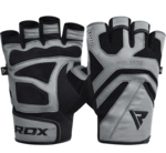 RDX GYM GLOVE LEATHER S12 TAN fitness rukavice velikost L