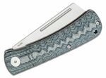 QSP Knife QS142-B Hedgehog Denim Blue vreckový nôž 7,3 cm, modrá, Micarta