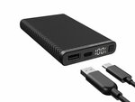 KLARUS K5 power bank 10 000 mah, szénszálas, gyorstöltés