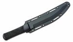 CRKT CR-2907K HISSATSU™ BLACK taktický nôž 18 cm, celočierna, GFN, guma, puzdro