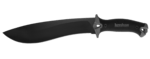 Kershaw 1077 CAMP 10 machete 25,4 cm, fekete-szürke, gumi, műanyag tok