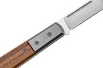 LionSteel CK0115 ST Barlow zsebkés 7,5 cm, báránytalp, titán, Santos fa