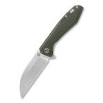 QSP Knife QS118-E2 Pelican Green Micarta Satin vreckový nôž 9,2 cm, zelená, Micarta