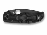 Spyderco C41PBBK5 Native 5 Fekete zsebkés 8 cm, teljesen fekete, FRN