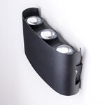 Modee LED čierna nástenná lampa 6W 470lm neutrálna biela (ML-LWL0002)