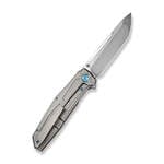 We Knife WE22035-2 Shadowfire zsebkés 10 cm, szatén, szürke, titán 