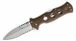 Cold Steel 10ABV3 Gunsite FDE kapesní nůž 10 cm, hnědá, Griv-Ex