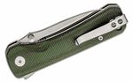QSP Knife QS131-H Hawk Green vreckový nôž 8,2 cm, zelená, Micarta