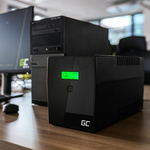 UPS05EU Green Cell UPS 2000VA 1200W Power Proof s LCD displejem 6× IEC