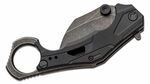 Kershaw K-2064 OUTLIER zsebkés - karambit rásegítéssel 6,6 cm, Blackwash, fekete, GFN