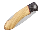 Muela GT-8M.OL vreckový nôž do prírody 8 cm, čierna, Micarta, olivové drevo, nylonové puzdro