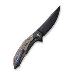 We Knife WE22008B-1 Merata vreckový nôž 9,4 cm, Black Stonewash, titán, meď, uhlíkové vlákno, LE