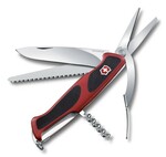 Victorinox 0.9713.C RangerGrip 71 Gardener multifunkční nůž 130 mm, černo-červená, 7 funkcí