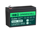 LFPGC12V10AH Green Cell baterie CUBE LiFePO4 10Ah 12.8V 128Wh 