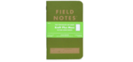 Field Notes FNC-57c Kraft Plus Moss poznámkový blok, šalvějová zelená/mechová , 48 stran, 2-balení
