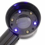 Carson CP-45 PRO Series měřící lupa s LED a UV osvětlením, 11,5x zvětšení, pouzdro
