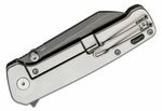 QSP Knife QS130XL-D2 Penguin Plus Black Stonewash vreckový nôž 8,6cm, titán, uhlíkové vlákno, hliník