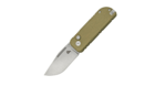 Fox Knives BF-758 MI BLACK NU-BOWIE vreckový nôž 6 cm, Stonewash, zelená, Micarta