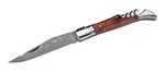 Herbertz 231712 kapesní nůž 9,7 cm, damašek, dřevo Quince, nerez, vývrtka