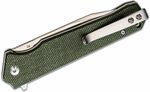 QSP Knife QS111-I1 Mamba V2 Green vreckový nôž 8,9 cm, satin, zelená, Micarta