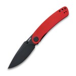 Kubey KU344I Momentum Red zsebkés 8,7 cm, fekete, piros, G10, csat